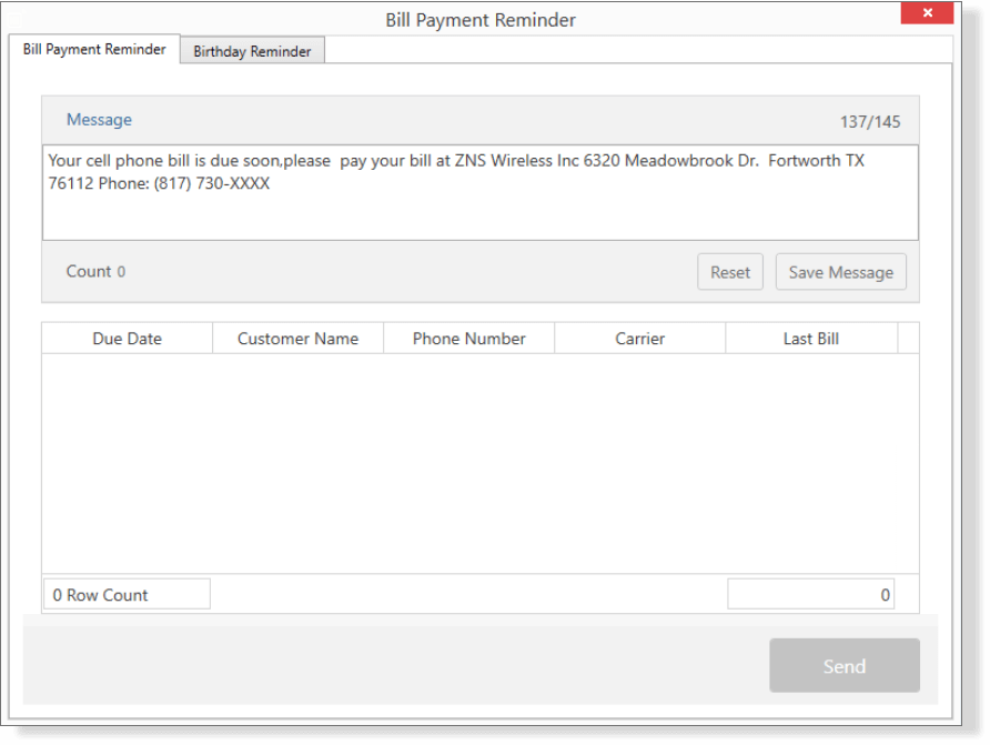 Bill Payment Reminder