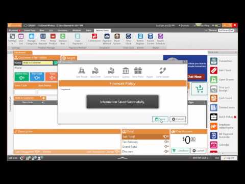 HOW TO CHANGE RECEIPT POLICY IN CELLSMART PO