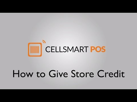 How to Give Store Credit