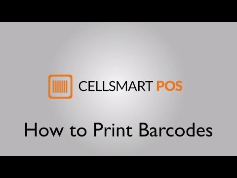 How to Print Barcodes