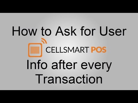 How to enable user info on every transaction