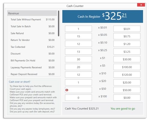 Cash Count