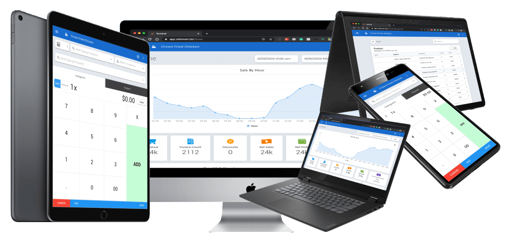 CellSmart POS - Main Page