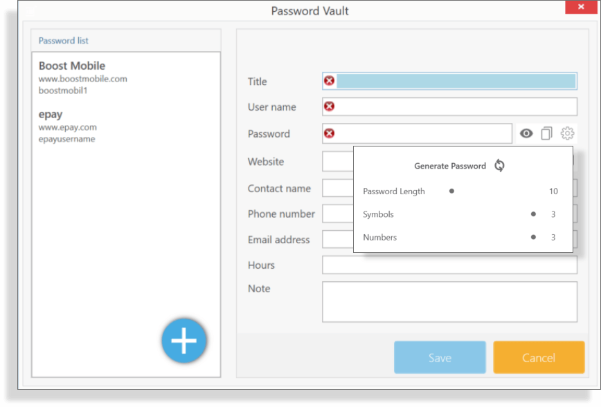 generate password