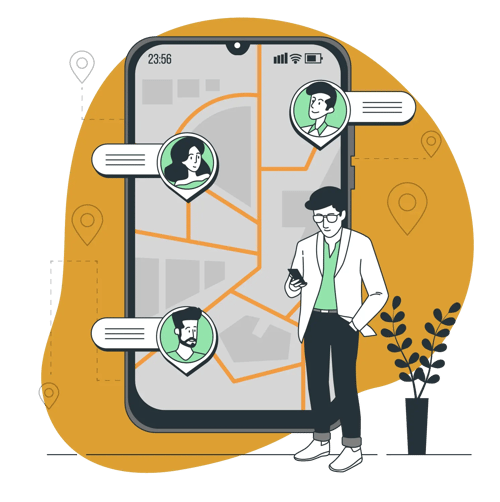 Chat Between Locations