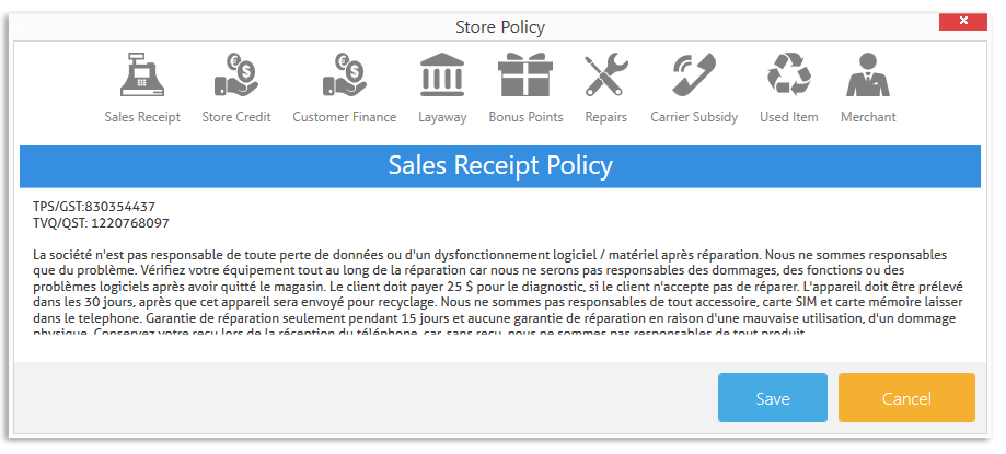 policy
