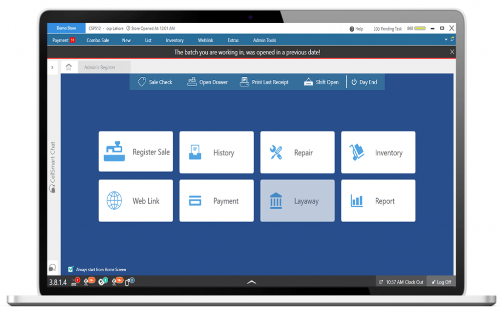 CellSmart POS - CRM Software