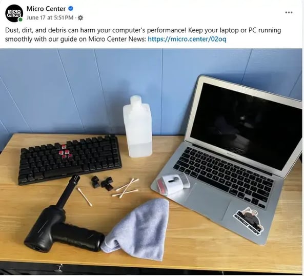 Social Media Post Ideas & Tips for Electronics Stores